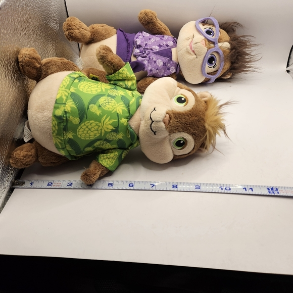 3 Build A Bear Jeanette Simon Theodore Plush Alvin & the Chipmunks Chipwrecked.  - Picture 11 of 14